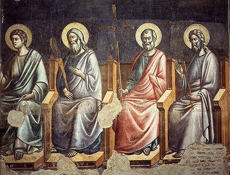 Apostles, detail from the Last Judgement de Pietro Cavallini