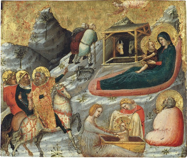 The Nativity and other Episodes from the Childhood of Christ de Pietro da Rimini