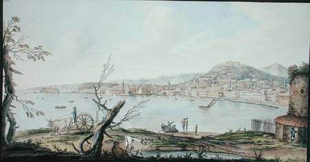 Bay of Naples from sea shore near the Maddalena Bridge, plate 4 from 'Campi Phlegrai: Observations o de Pietro Fabris