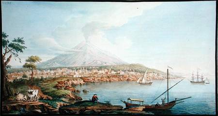 Mount Vesuvius, plate 36 from 'Campi Phlegraei: Observations on the Volcanoes of the Two Sicilies', de Pietro Fabris