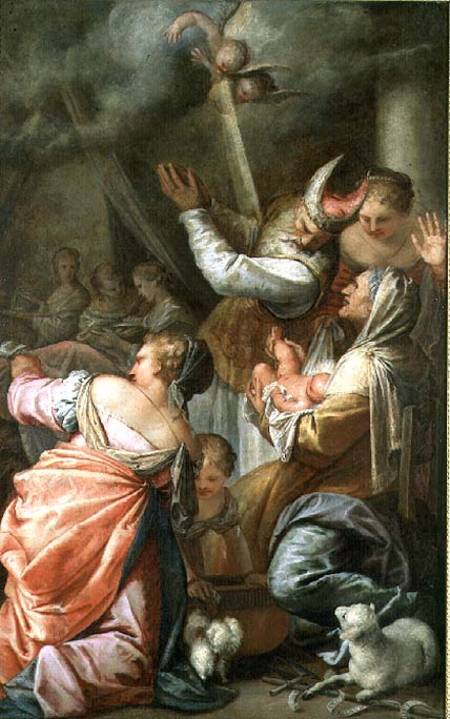 The Birth of St. John the Baptist de Pietro Liberi