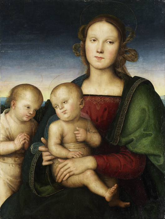 Madonna and Child with the Infant St. John de Pietro Perugino