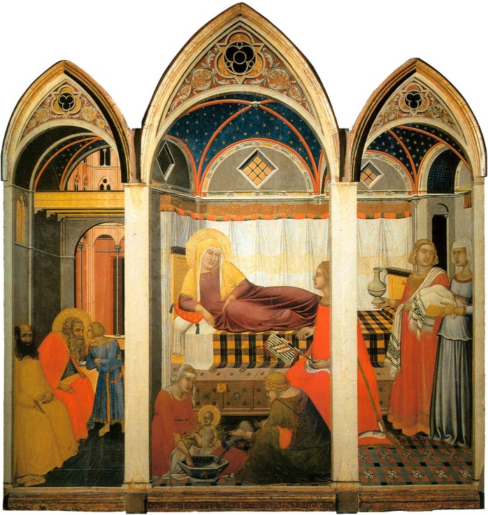 The Birth of the Virgin de Pietro Lorenzetti