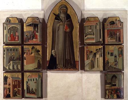 Scenes from the Life of Blessed Humility de Pietro Lorenzetti