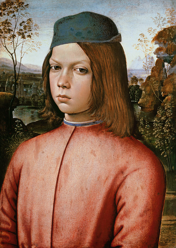 Retrato de un niño de Pinturicchio