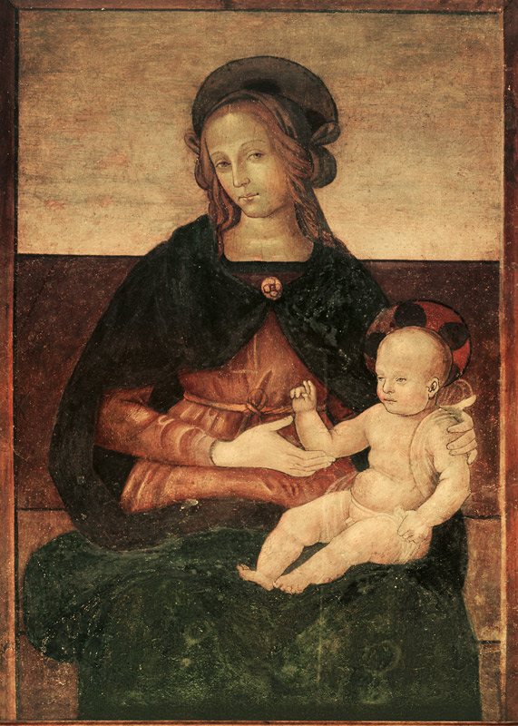 Pinturicchio, Maria mit Kind de Pinturicchio