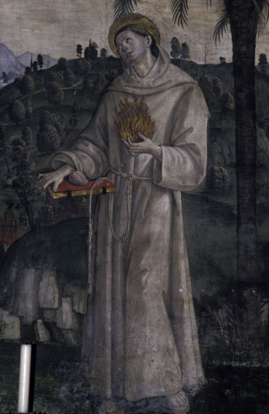 Pinturicchio / Anthony of Padua / Fresco de Pinturicchio