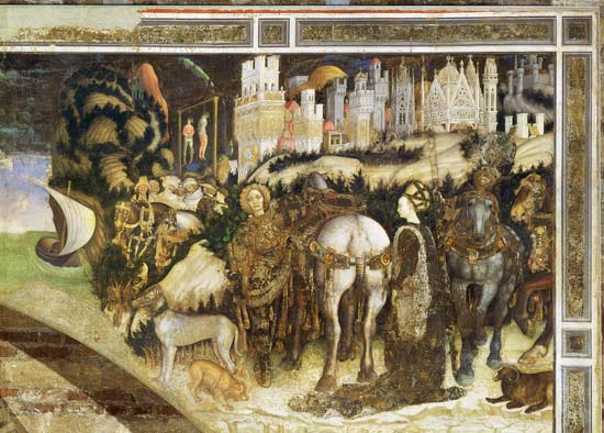 St. George Rescuing the Princess of Trebizond de Pisanello