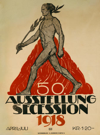 Ausstellung Secession, 1918 de Arte del cartel