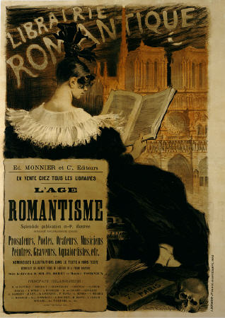 Librairie Romantique de Arte del cartel