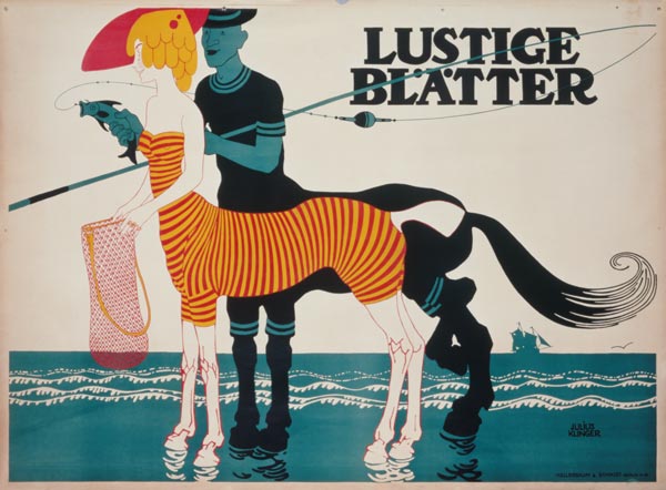 Funny sheets, of Julius Klinger de Arte del cartel