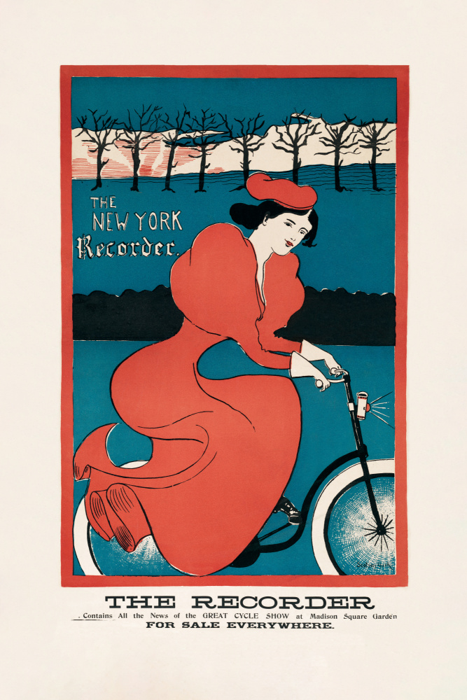 The New York Recorder (1895) By G. F. Scotson Clark de Arte del cartel