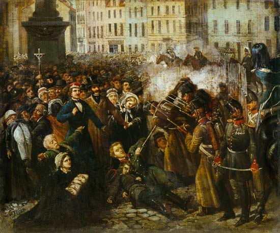 Massacre of Michal Landy de Polish School