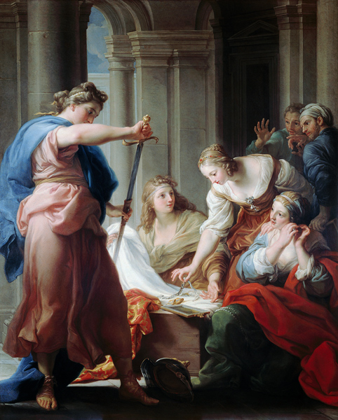 Achilles at the Court of King Lycomedes with his Daughters de Pompeo Girolamo Batoni