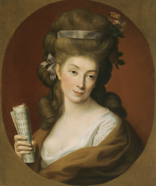 Portrait of Princess Izabela Elzbieta Potocka, née Lubomirska (1736-1816) de Pompeo Girolamo Batoni