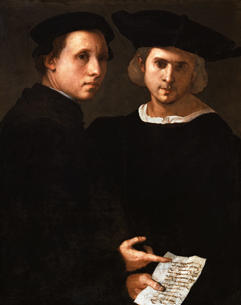 The Two Friends de Pontormo,Jacopo Carucci da