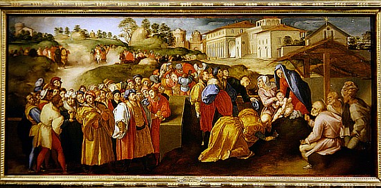 Adoration of the Magi, known as the ''Benintendi Epiphany'' de Pontormo,Jacopo Carucci da