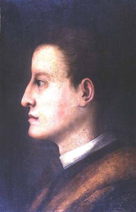 Cosimo de' Medici I (1519-74): as a young man de Pontormo,Jacopo Carucci da