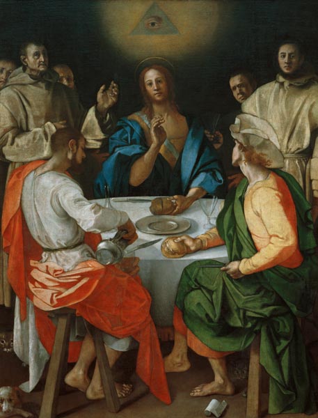 The Supper at Emmaus de Pontormo,Jacopo Carucci da