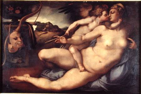 Venus and Cupid de Pontormo,Jacopo Carucci da