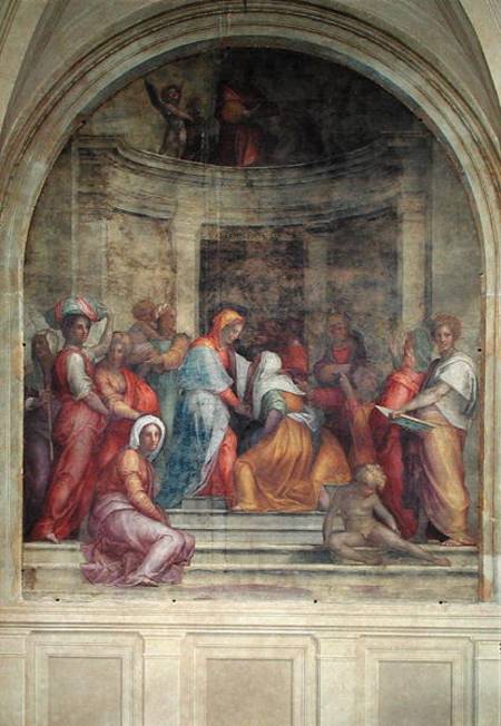 The Visitation, from the cloister de Pontormo,Jacopo Carucci da