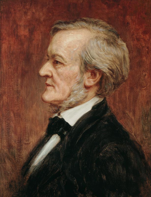 Portrait of Richard Wagner de Portraitmaler (19.Jh.)
