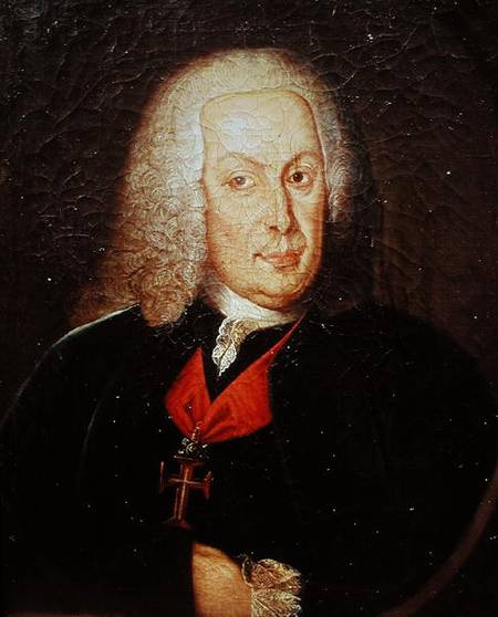 Portrait of Sebasiao Jose de Carvalho e Mello (1699-1782) Marques de Pombal de Portuguese School