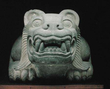 Cuauhcalli - Jaguar de Pre-Columbian