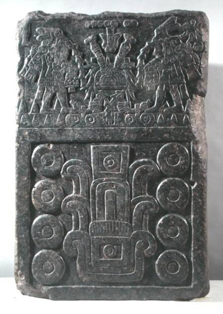 Dedication Stone commemorating the amplification of the Templo Mayor de Pre-Columbian