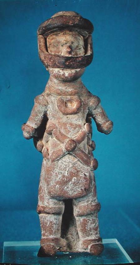 Figurine of a tlachtli player, from Tlatilco, Pre-Classic Period de Pre-Columbian
