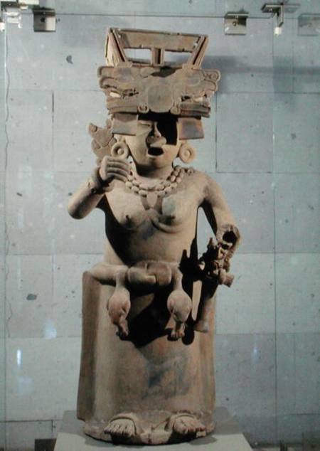 Totonac Statue from El Zapotal, Veracruz, Mexico de Pre-Columbian