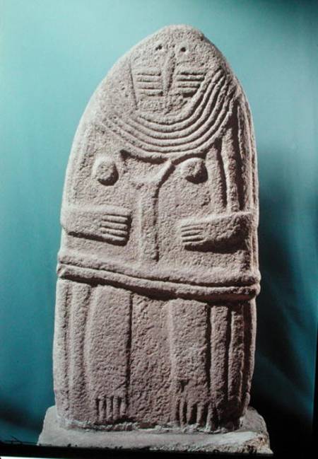 Menhir statue no.4, from Saint-Sernins-sur-Rance de Prehistoric