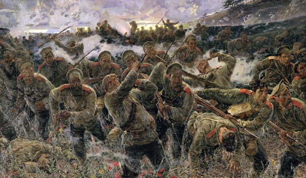 The bayonet fighting de Pyotr Pavlovich Karyagin