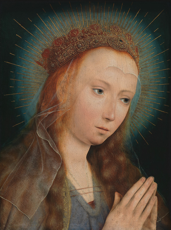 The Virgin at Prayer de Quentin Massys or Metsys