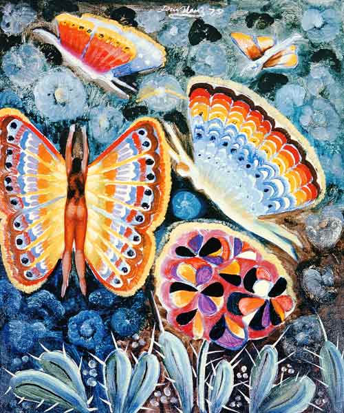 Wings, 1979 (oil on canvas)  de Radi  Nedelchev