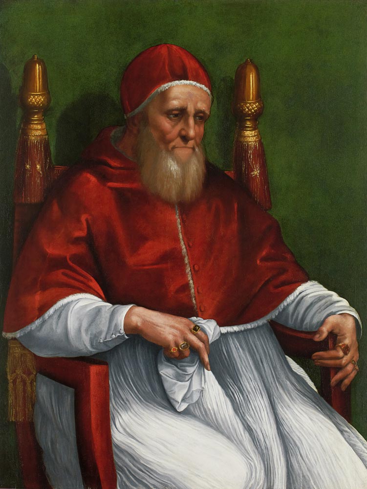 Bildnis des Papstes Julius II de Raffaello Sanzio