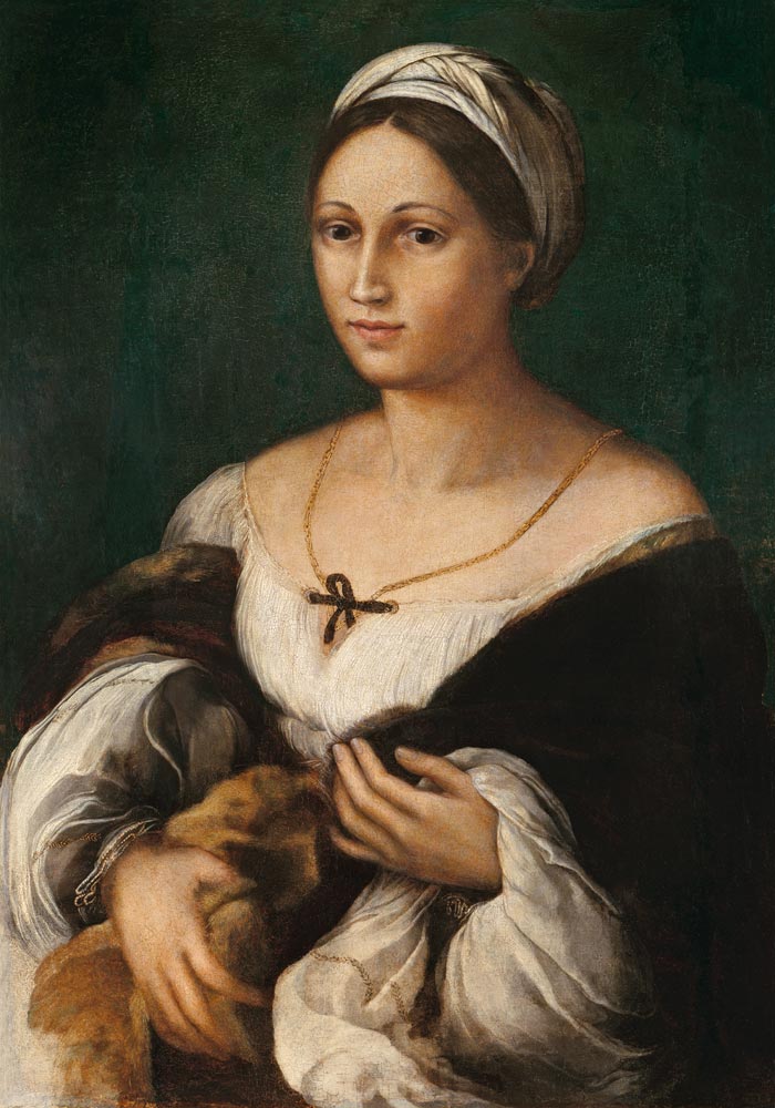 Bildnis einer jungen Frau (Donna Velata) de Raffaello Sanzio