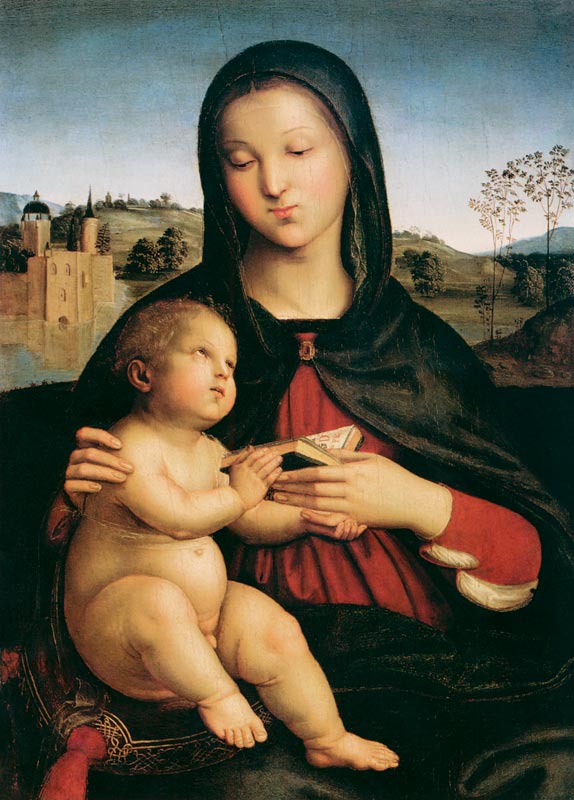 Madonna with child de Raffaello Sanzio