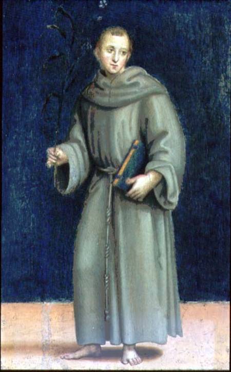 St. Anthony of Padua from the Colonna Altarpiece de Raffaello Sanzio