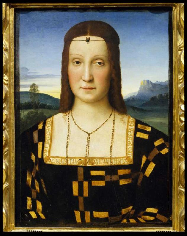 Elisabetta Gonzaga de Raffaello Sanzio