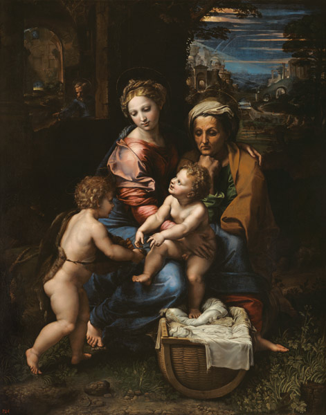 The sacred family (La Perla) de Raffaello Sanzio