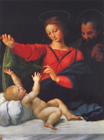 Hallow family (Madonna di Loreto) de Raffaello Sanzio