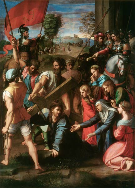 The Kreuztragung de Raffaello Sanzio