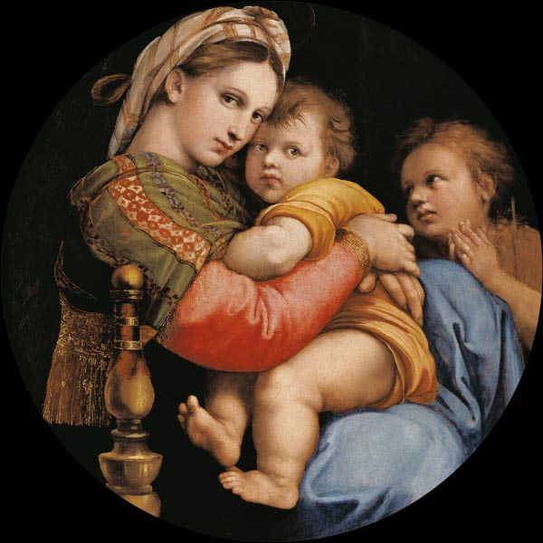 After Raphael / Madonna della Sedia de Raffaello Sanzio