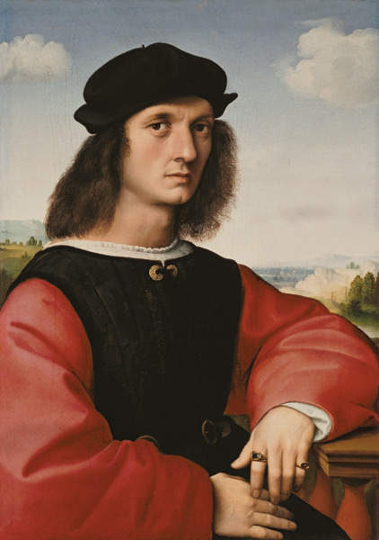 Portrait of the Agnolo Doni de Raffaello Sanzio