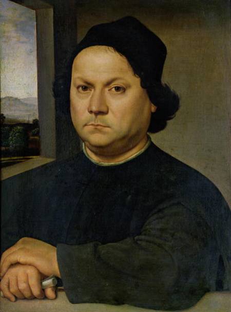 Portrait of Perugino de Raffaello Sanzio