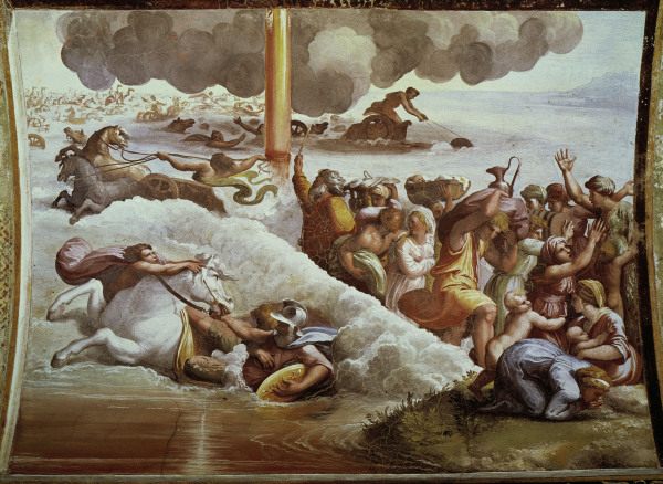 Raphael / Israelites and the Red Sea de Raffaello Sanzio