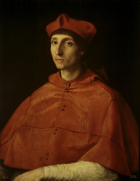 Raphael / Portrait o.a Cardinal / c.1510 de Raffaello Sanzio