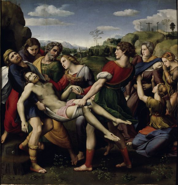 Raphael / The Entombment of Christ de Raffaello Sanzio