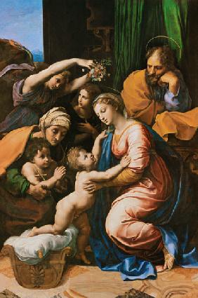 The Holy Family (the great Holy Family of Franz I.)